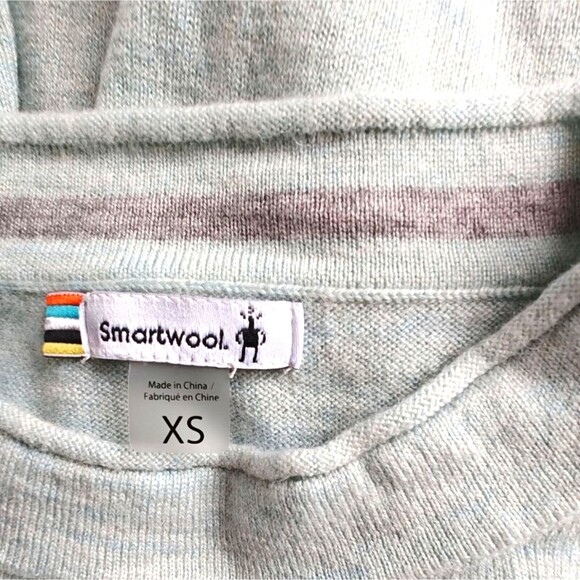 Smartwool Sweaters Shadow Pine Pocket Sweater Size XS Frosty Green Baselayer - Picture 4 of 4